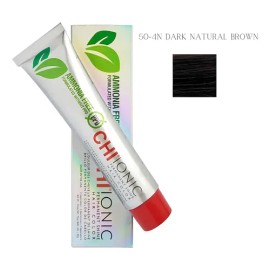 Tinte Chi Ionic Sin Amoniaco Tonos 50 - N 3oz/85g Tono 50-4N CASTAÑO NATURAL OSCURO
