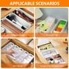 Pack of 10 Storage Boxes, Storage Boxes, Storage Baskets, Plastic,