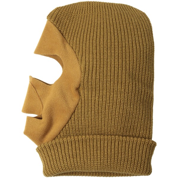 Quietwear Men's Knit Fleece Facemask, Duck Brown, One Size
