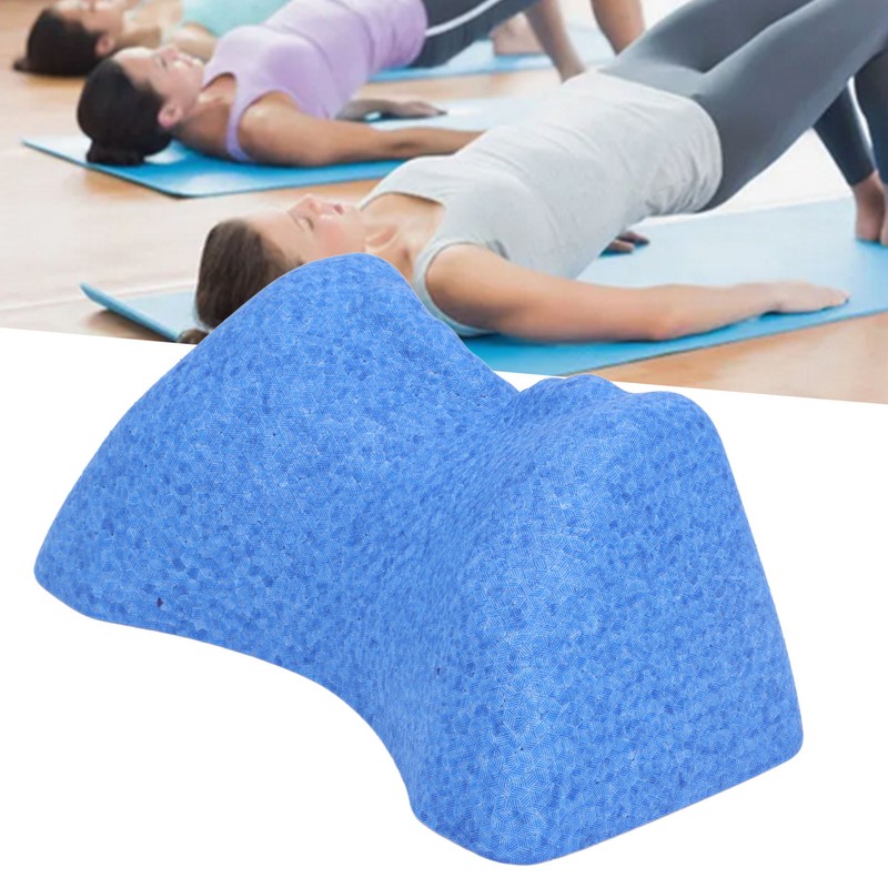 Neck Wedge Bed Sleeping Stretching Pillow Cervical Traction Discomfort Relieve