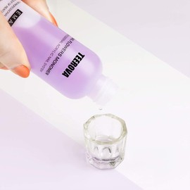 TEEROVA Acrylic Nail Kit Acrylic Powder and Liquid Set, Professional Monomer Liquid Set with Acrylic Nail Brush Nail Forms tips 3 Colors Nail Powder Kit