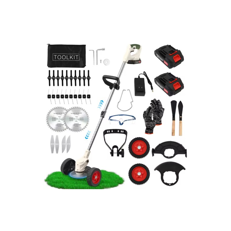 Cordless Grass Trimmer for Lawn Care – 21V 3-in-1 Lightweight