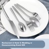 DEACORY Silverware Set Flatware Set Stainless Steel Cutlery Set Heavy