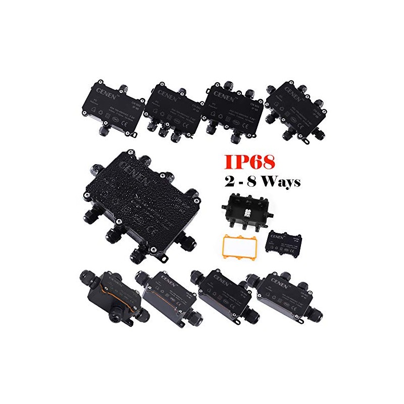 Vogueing Tool IP68 Electrical Cable Connector Waterproof Junction Box, Outdoor