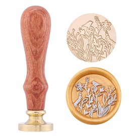 Yoption Flower and Bird Wax Seal Stamp, Vintage Plant Seal Stamp for Wedding Party Invitations Envelopes Gift Packing