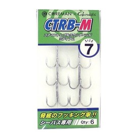 COREMAN(コアマン) トレブルフック トリプル CTRB-M #7 釣り針
