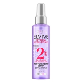 L'Oréal Paris Elvive Hydra Hyaluronic Serum, With Hyaluronic Acid for Dry, Dehydrated Hair, Replumping Hydrating Treatment, for All Hair Types, 150ml