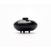 Zen Minded Japanese Incense Stick Holder - Seto Black Natural