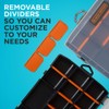 beyond by BLACK+DECKER Small Parts Organizer Box with Dividers, Screw
