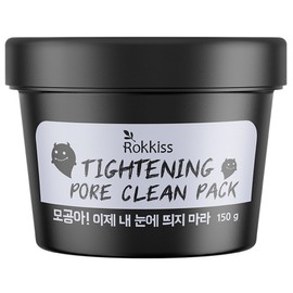 Rocky's Tightening Pore Clean Pack 150g, 1 pack, 1 piece / 록키스 타이트닝 포어 클린팩 150g, 1개입, 1개