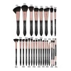 25 Set De Brochas Para Maquillaje Profesional +estuche +caja Color
