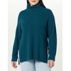 The Drop Grayson Super Soft Drop Shoulder Turtleneck Sweater, Legion