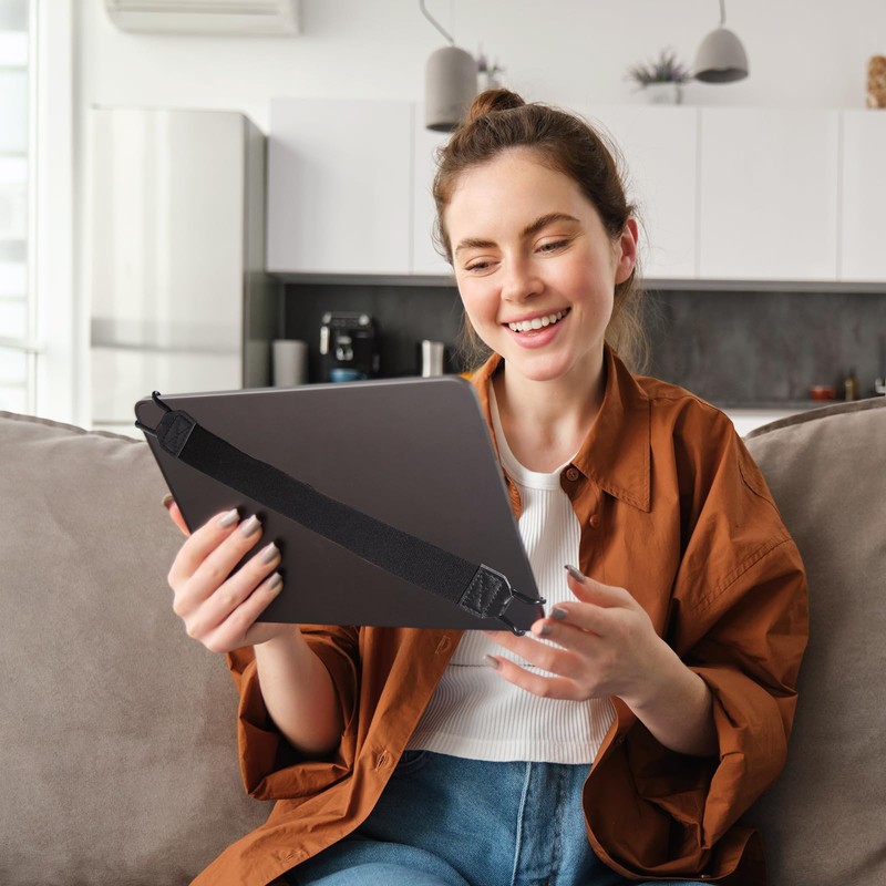 Yuomeaz Tablet Hand Strap, 8.6-15in Universal Adjustable Tablet Strap, Versatile