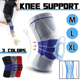Knee Support Pads Brace Protector Full Gel Sports Joint Medial Gym Patella Strap with 3D Fabric for Joint Protection