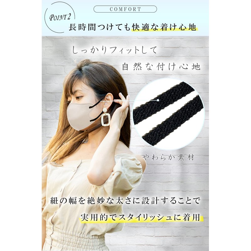 [TJ TRAD JAPAN] Medical Surgical Mask 3D Non-woven Fabric Made