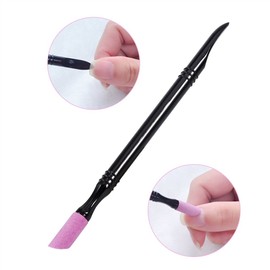 Nail art cuticle remover, peeling Polish quartz slider stick pen manicure pedicure repair tool