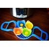 Hatrigo Silicone Egg Poaching Cups with Built-in Ring Standers for