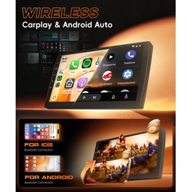 Rimoody Android 15 Car Radio Wireless Carplay for Ford Escape 2007-2012/Mazda Tribute 2007-2012, 4Core 4G+64G Car Stereo Android auto GPS 5G-WiFi EQ Bluetooth 9 Inch Touch Screen Backup Camera