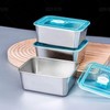 souso 6pcs 304 Stainless Steel Food Containers with Lids, Stacking