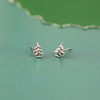 Boma Jewelry Sterling Pine Evergreen Tree Stud Earrings