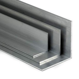 Heck & Sevdic GbR AlMgSi05 Aluminium Angle Isosceles 50 x 50 x 3 mm Length 500 mm (50 cm) Cut