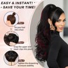 Ponytail Extension Drawstring Ponytail for Women 26" Long Wavy Curly