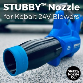 STUBBY™ Car Drying Nozzle for Kobalt 24V Leaf Blower (KHB 2024B-03) - Yes - Kobalt Blue