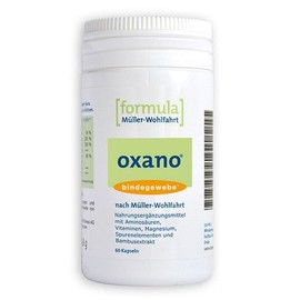 Oxano Bindegewebe Kapseln - Bindegewebsgesundheit, Aminosäuren, Vitamine, Magnesium, Bambusextrakt, Kollagen, Elastizität, 60 vegane Kapseln