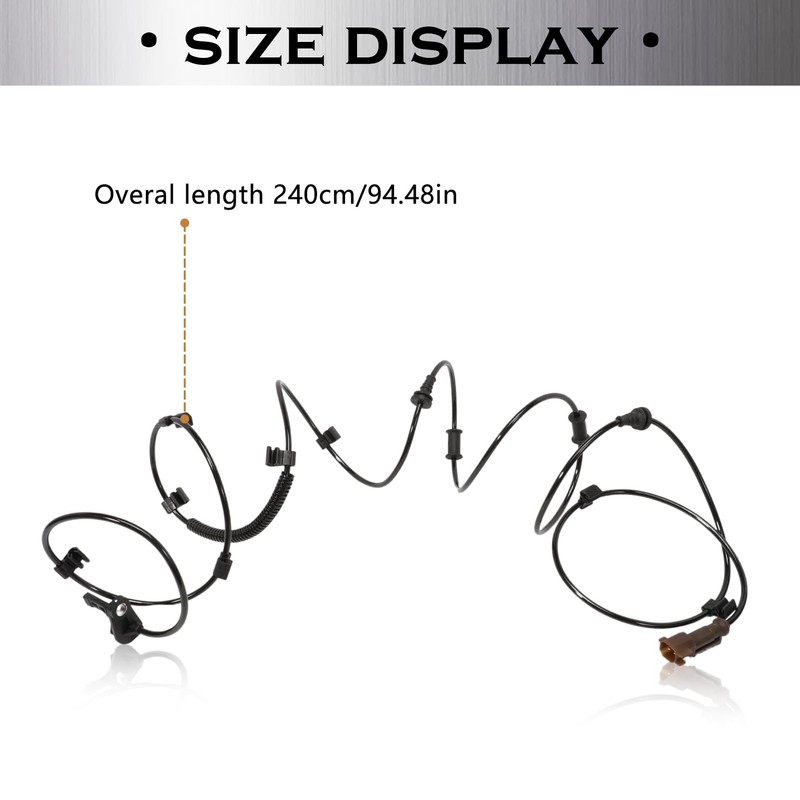 Taesayl Rear ABS Wheel Speed Sensors Wiring Harness for Ram