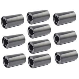 LampVPath 10PCS AA to C Size Battery Adapter Case, AA to C Size Spacers, AA to Size C Battery Adapter Converter Case(10 Pack Black)