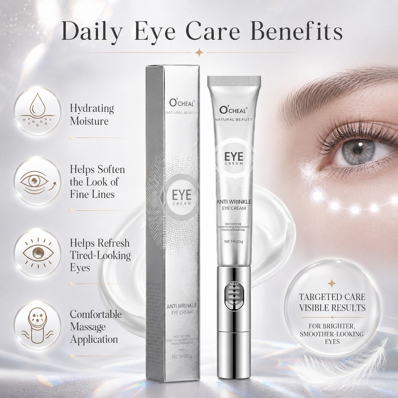 Electric Massage Eye Cream for Dark Circles – Hyaluronic Acid