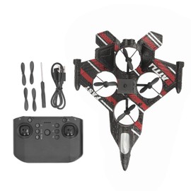 2.4 GHz Kids Foam Glider Fighter Jet Stunt Flighting Shockproof Remote Control Aircraft Toy Red