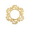 Godinger Gold Charger, Leaf Design, Set of 2, 14X14