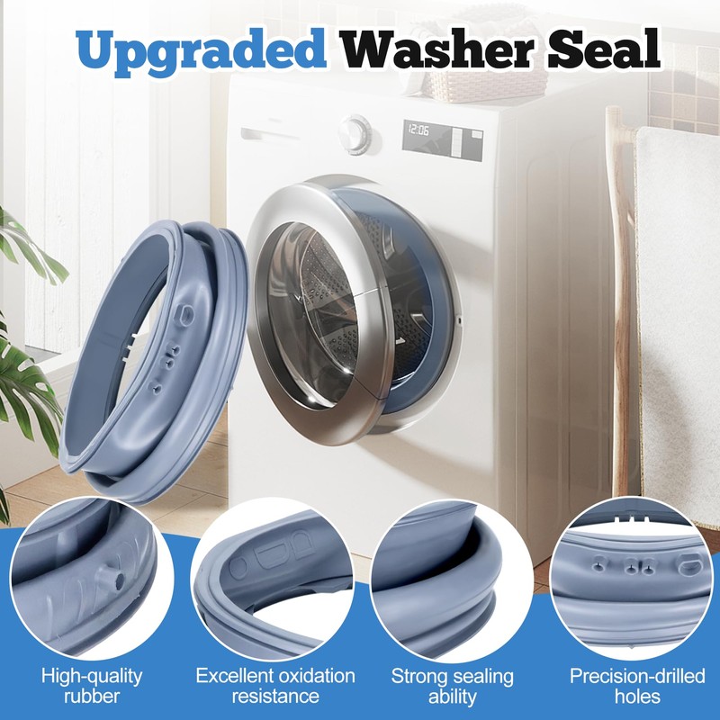 4986ER0004F Washer Door Gasket Boot Seal Compatible with lg and