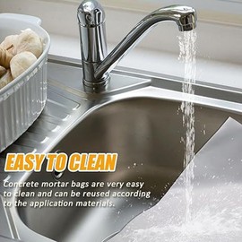 Tile Grout Masonry Mortar Bag, 3 Pcs Heavy Duty Grout Sealer Bag, Piping Cement Bag, Puncture Tip Cement Sealer Bag, Grout Bag for Tile Installation, Grouting Bag