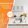 Perlapoc 40 PCS Wheat Straw Dinnerware Sets, Service for 8