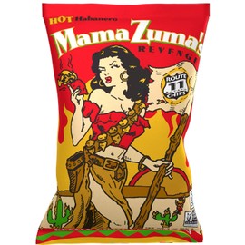 Route 11 Potato Chip : Mama Zuma's Revenge (15 bags (2 oz each)) hot habanero spicy chips