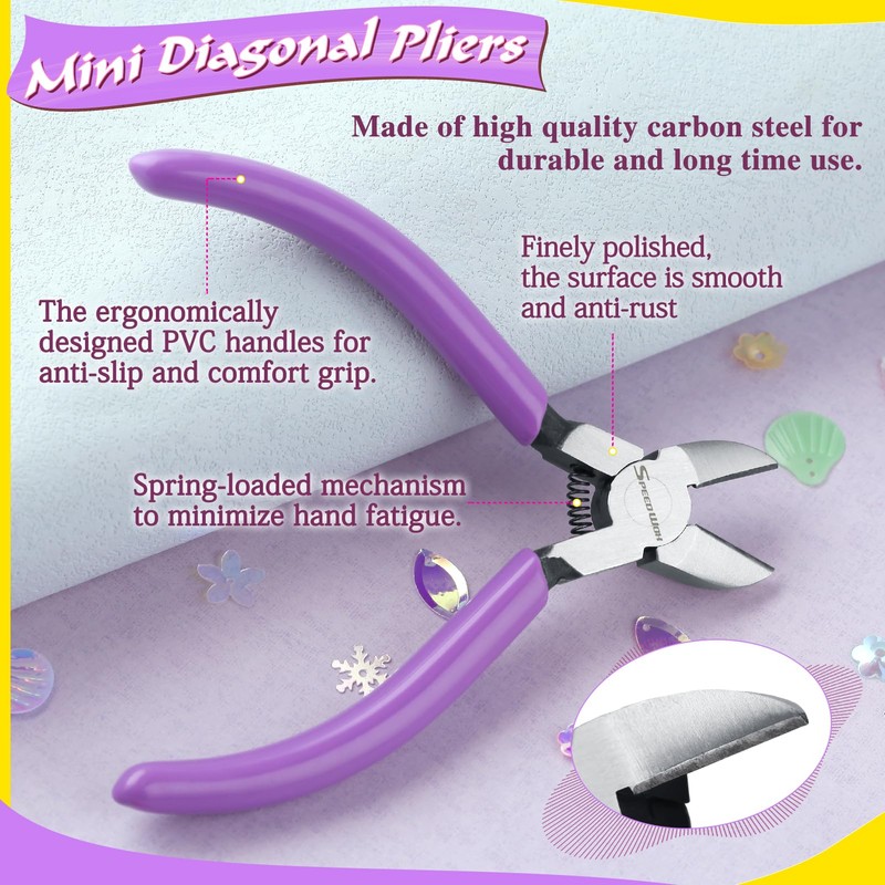 SPEEDWOX Mini Nipper Tool, Small Nipper, Micro Nipper, Spring Included,