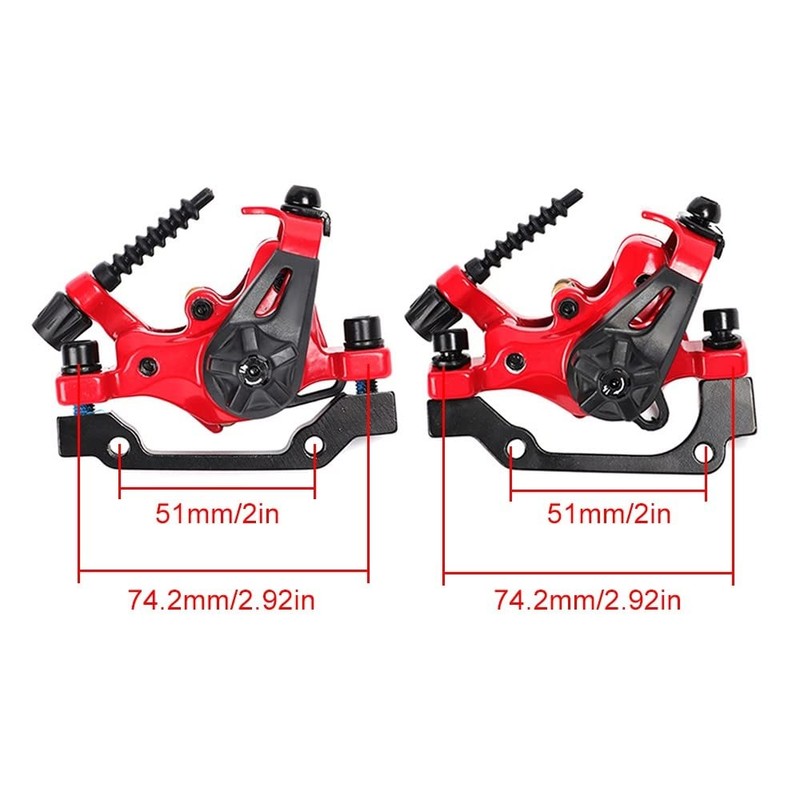 MiOYOOW Bicycle Disc Brake, Bicycle Disc Brake Calipers Double Positions