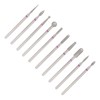 10pcs Nail Drill Bit Set Professional Home Salon Emery Cuticle