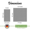 SimuLinen Single Rose Dinner Napkins - Cloth-Like Linen Feel Disposable,