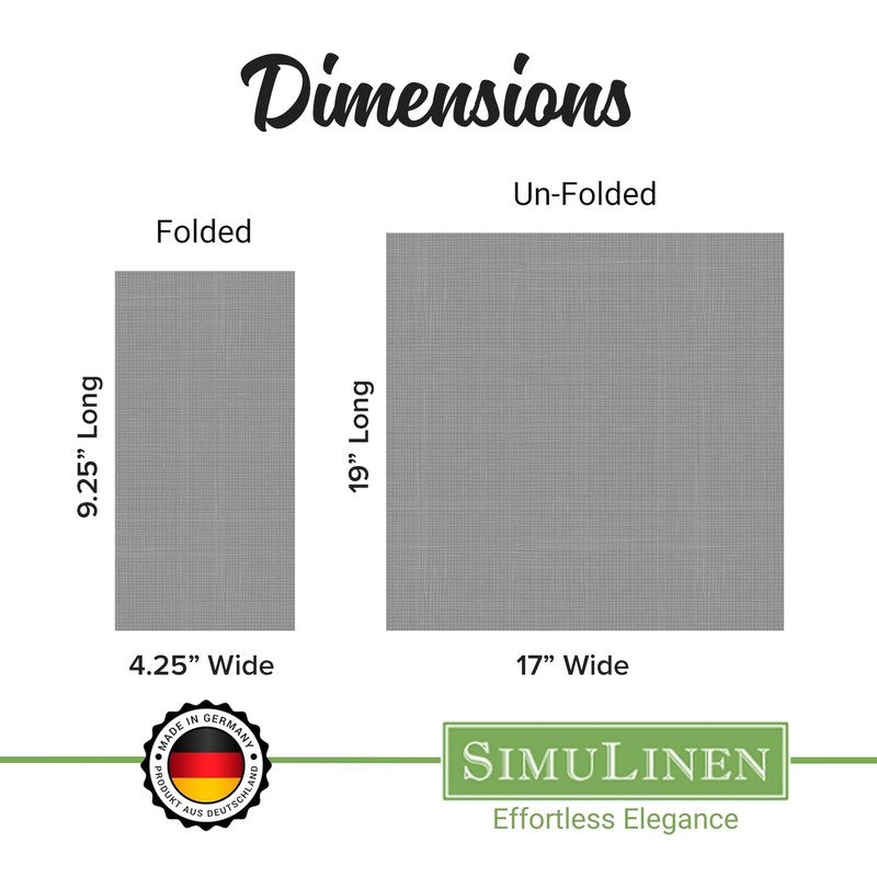 SimuLinen Single Rose Dinner Napkins - Cloth-Like Linen Feel Disposable,