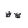 TAKPART 2x Black Sun Visor Inner Clip Hook Holder for