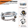 【UPGRADED】4FT Stainless Steel Washer Hoses with 90 Degree Elbows by