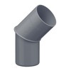 INEFA Rain Pipe Elbow 45 Degrees for Downpipe, PVC DN