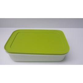 Tupperware Freezing Containers Green With Lid 1 Litre 1000 Ml Leak-Proof Flat Khltruhe Freezer