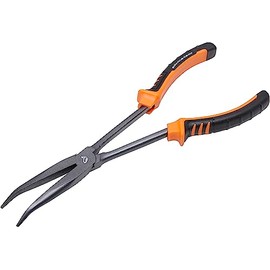 Savage Gear MP Long Bend Nose Plier 27.5 cm - Loosening Pliers for Pike Fishing, Fishing Pliers for Loosening Hooks, Pliers for Predator Fishing