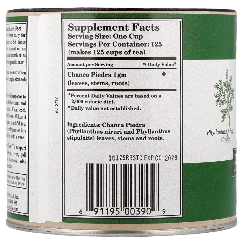 WHOLE WORLD BOTANICALS Royal Break-Stone Tea 125G, 125 GR