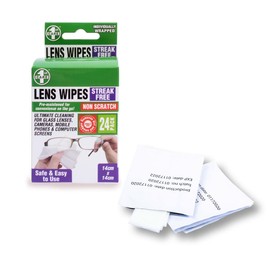 1st Care 24PCE Value Pack Eye Glass Lens Wipes Pre Moistened Streak-Free