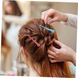 WOONEKY Hair Coloring Sectioning Clip 6pcs Professional Hair Clip for Women Girls Ladies No Marks No Damage Random Color